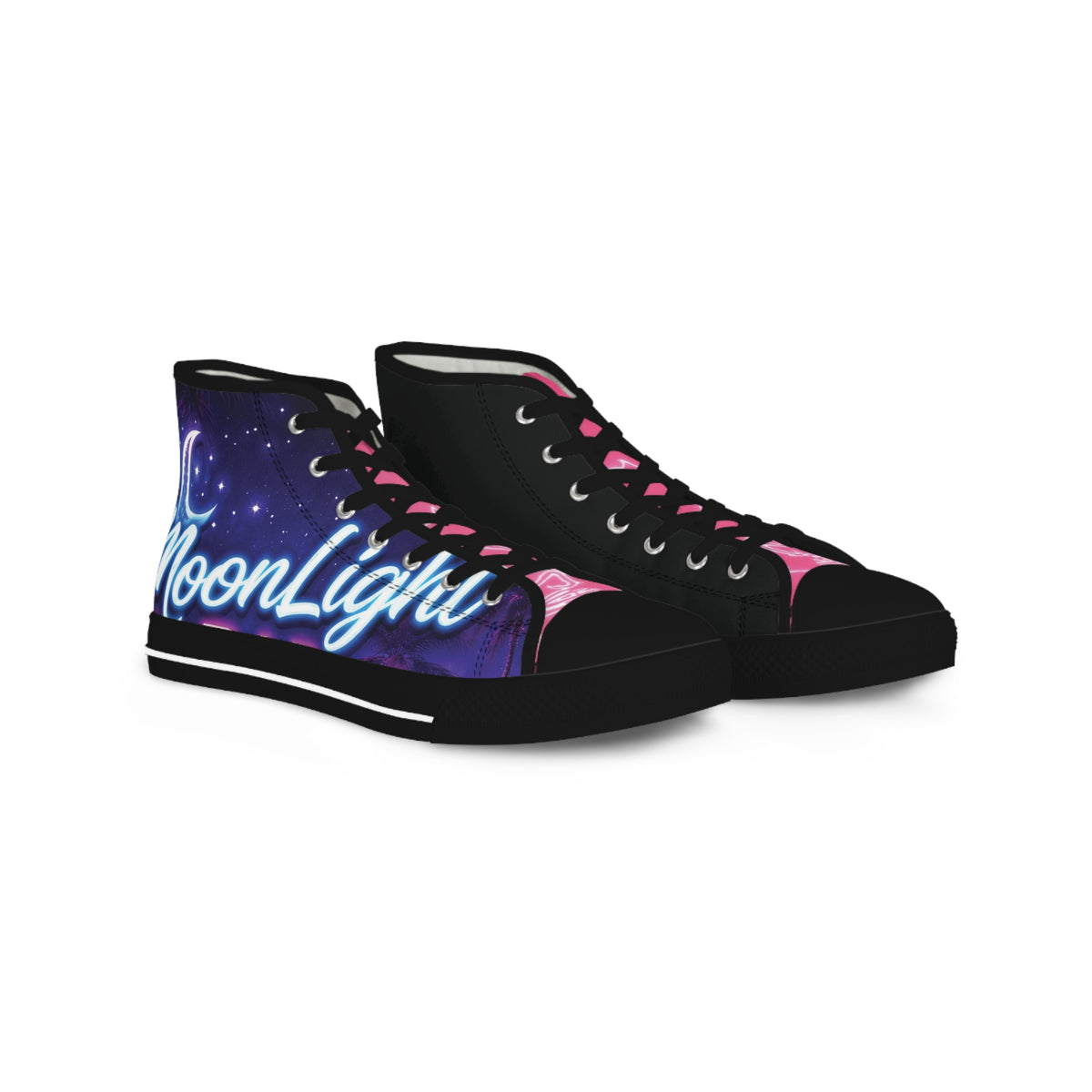 Moonlight Graphic High-Top Sneakers