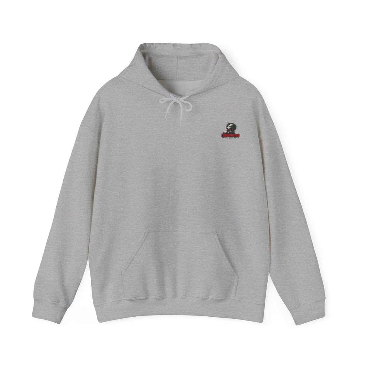 Hoodie — Moonlight Bar Crewneck Hoodie (Harley Quinn & Joker Retro Bar Graphic)